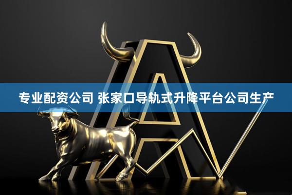 专业配资公司 张家口导轨式升降平台公司生产